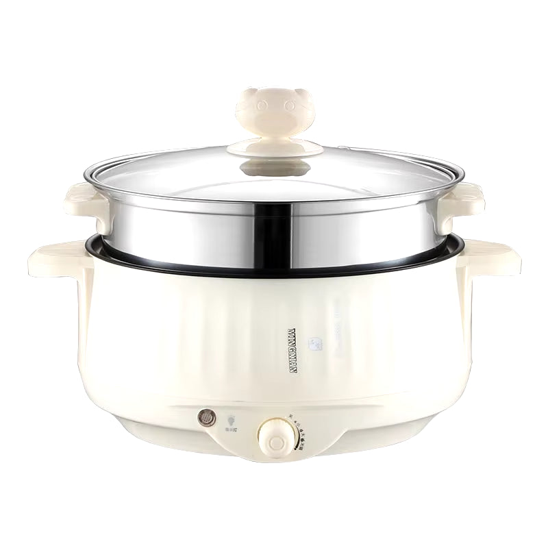 Non-Stick Multi Cookers Double Layer Electric Pot 1.7L