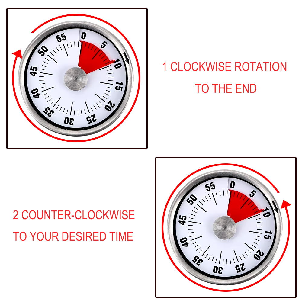 Mechanical Cooking Timer with Magnet