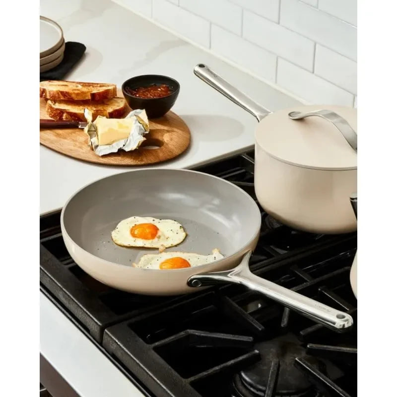 Fry Pan Duo | Non-stick Ceramic Frying Pan (20cm & 27cm) | Non Toxic, PTFE & PFOA Free, Oven Safe